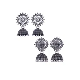 Sangria Alloy Silver-Plated Earrings-picture-24