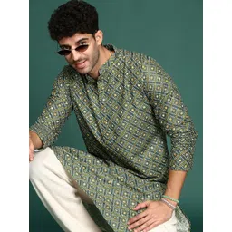 Sangria Bandhani Printed Cotton Straight Kurta image 2