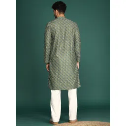 Sangria Bandhani Printed Cotton Straight Kurta image 3