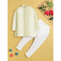Sangria Boys Embroidered Kurta & Pyjamas Sets-picture-21