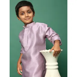 Sangria Boys Ethnic Silk Fabric Kurta-picture-55