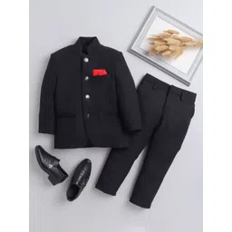 Sangria Boys Mandarin Collar Jodhpuri 2-Pcs Suits-picture-47