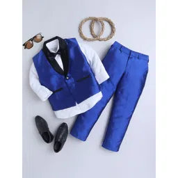 Sangria Boys Single-Breasted 4-Pcs Suit-picture-38