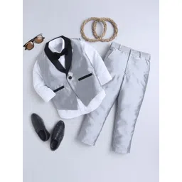 Sangria Boys Single-Breasted 4-Pcs Suit-picture-36