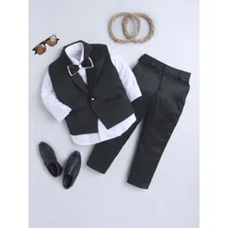 Sangria Boys Single-Breasted 4-Pcs Suit-picture-50