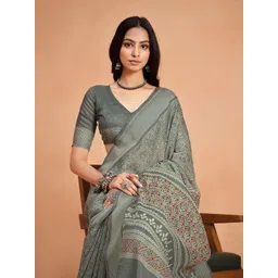 Sangria Ethnic Motifs Printed Saree-picture-30