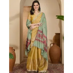 Sangria Ethnic Motifs Woven Design Shawl-picture-11