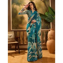Sangria Floral Printed Saree-picture-17
