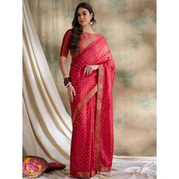 Sangria Floral Printed Saree image 2