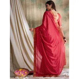 Sangria Floral Printed Saree image 4