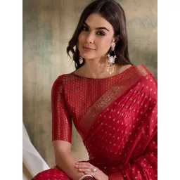 Sangria Floral Printed Saree image 1