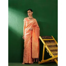 Sangria Floral Woven Design Banarasi Saree-picture-41