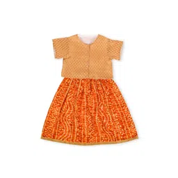 Sangria Girls Embellished Ethnic Lehenga Set-picture-34