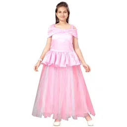 Sangria Girls Party Wear Gown-picture-45