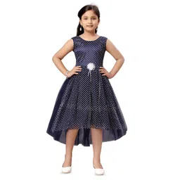 Sangria Girls Polka Dot Printed Dress-picture-17