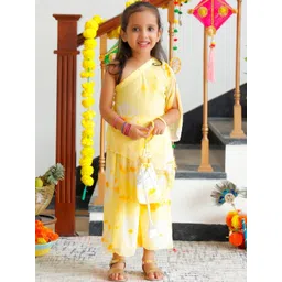 Sangria Girls Printed Tunic with Palazzos-picture-42