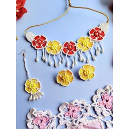 Sangria Gold-Plated Beaded Jewellery Set-picture-35