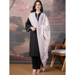 sangria House of Pataudi Women Floral Woven Design Shawl-picture-36
