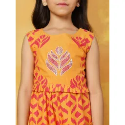 Sangria Kids-Girls Pure Cotton Kurta Sets image 4