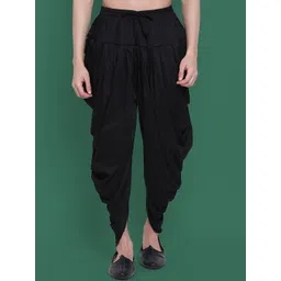 Sangria Men Loose Fit Cowl Dhoti Pants-picture-10