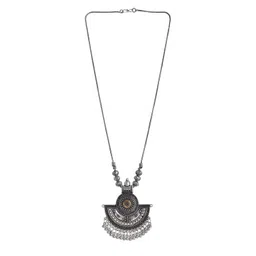 Sangria Oxidised Ethnic Necklace-picture-29