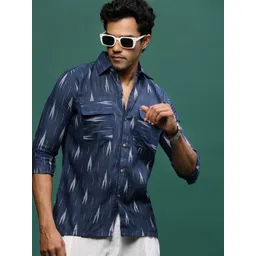 Sangria Printed Pure Cotton Shirts-picture-25