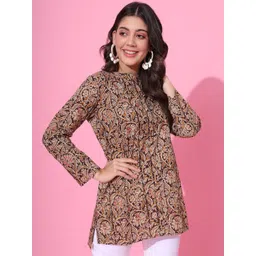 Sangria Women Cotton Printed Regular Tops-picture-32