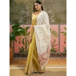 Sangria Women Ethnic Motifs Woven Design Shawl-picture-30