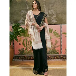 Sangria Women Ethnic Motifs Woven Design Shawl-picture-31