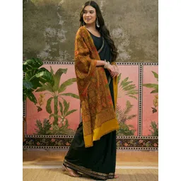 Sangria Women Ethnic Motifs Woven Design Shawl-picture-19