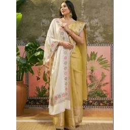 Sangria Women Ethnic Motifs Woven Design Shawl-picture-38