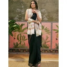 Sangria Women Ethnic Motifs Woven Design Shawl-picture-21