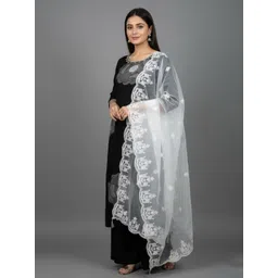 Sangria Women Thread Work Embroidered Dupatta-picture-20