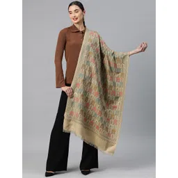 Sangria Woven Design Pashmina Shawl-picture-20
