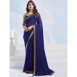 SANISA Embellished Poly Georgette Saree-picture-10