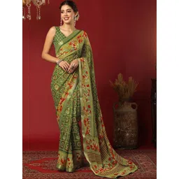 SANISA Ethnic Motifs Pure Georgette Designer Saree-picture-11