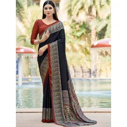 SANISA Paisley Silk Blend Saree-picture-38
