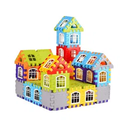 SANISHTH My Happy House Building Blocks Toys Multicolour - 108 Pieces-picture-15