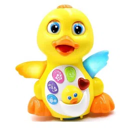 SANAJRY Light Up Dancing and Singing Musical Duck Toy BUMP & GO FOR KIDS COLOR AND DESIGN MAY VARY-image-21