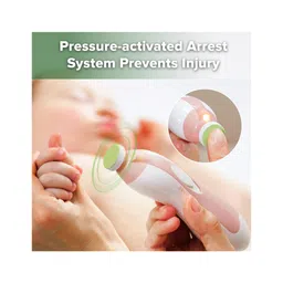 Sanjary Baby Safe Electric Nail Clippers Manicure Kit Manicure Kit for Newborn Color Design May Vary image 1