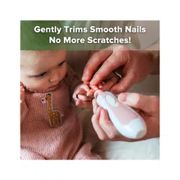 Sanjary Baby Safe Electric Nail Clippers Manicure Kit Manicure Kit for Newborn Color Design May Vary image 3