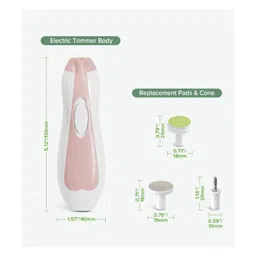 Sanjary Baby Safe Electric Nail Clippers Manicure Kit Manicure Kit for Newborn Color Design May Vary image 4