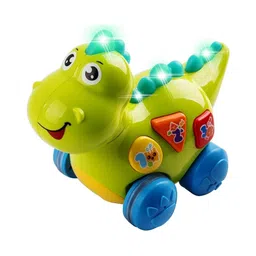 SANJARY Bump and go Dinosaur Toy with Lights and Sounds for Kids color design may vary-image-0