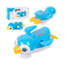 Sanjary Light Sound Bump and Go Penguin Car Toy for Toddlers Kids - Color Design May Vary-image-5