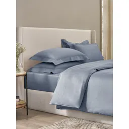 SANSAAR A DDECOR BRAND LIVE CONSCIOUSLY Blue Heavy Winter Double XL King Bedding Set-picture-32