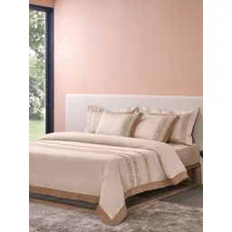 SANSAAR A DDECOR BRAND LIVE CONSCIOUSLY Geometric 3 Piece Double Extra Large Bedding Set-picture-20