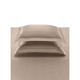 SANSAAR A DDECOR BRAND LIVE CONSCIOUSLY Pink Geometric Superfine Double King Bedding Set-picture-14