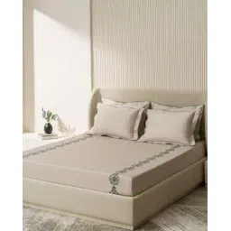 sansaar Cotton King Bedsheet with Pillow Covers-picture-16