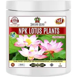 Sansar Agro® NPK for Lotus and Water Lilies organic Fertilizer for the overall growth and flowering of water plants. (200gm)-picture-11
