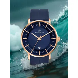 SANSIMAYO Men Bracelet Style Straps Analogue Watch SM-M-171-BL-RG-BL-picture-28